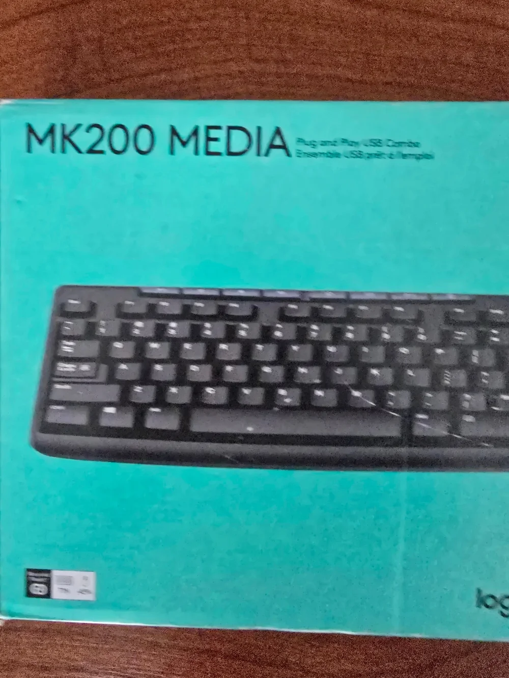 Logitech MK200 Wired Keyboard and Mouse Combo - Black
